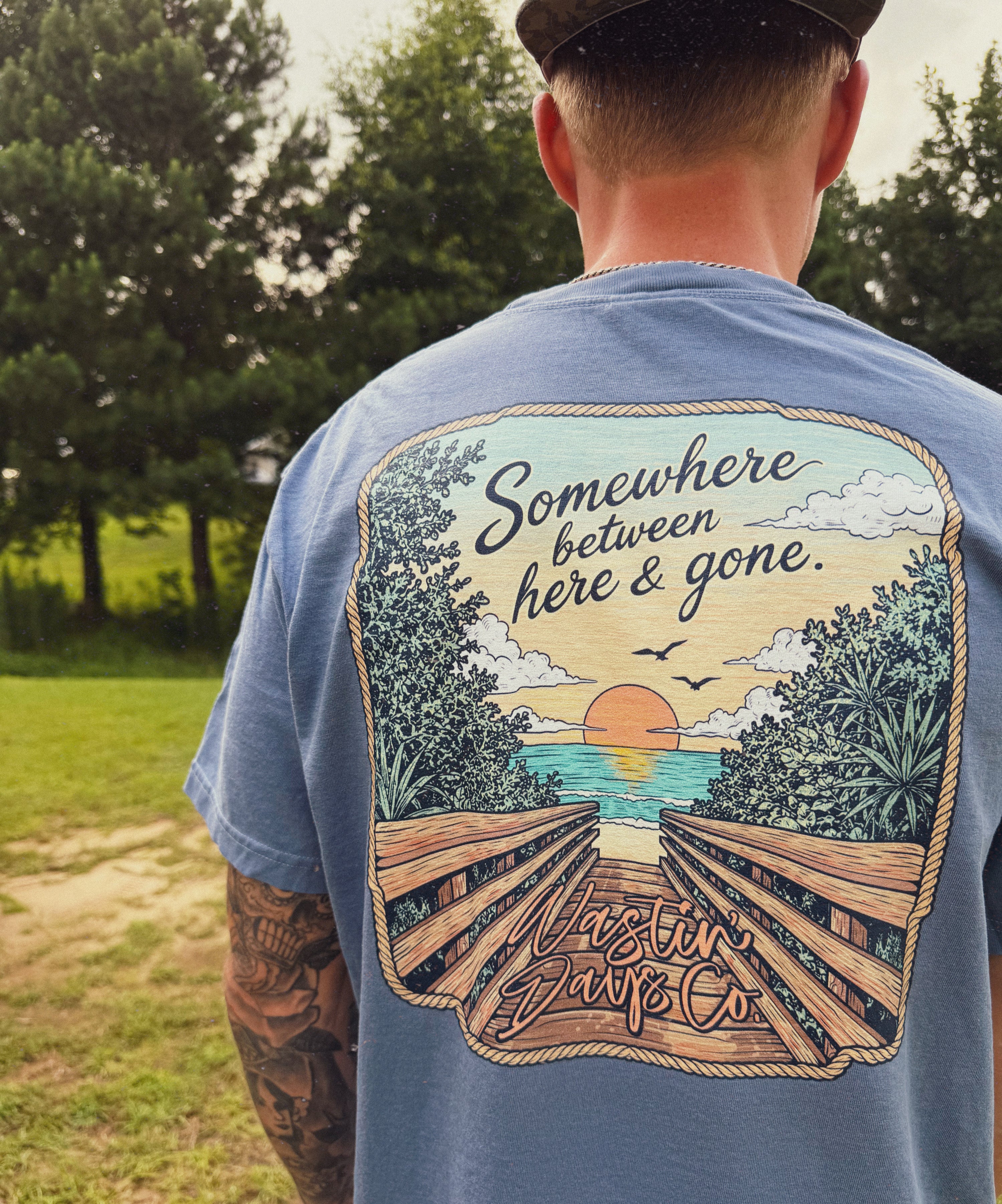 WDC Coastal Escape Tee - Comfort Colors