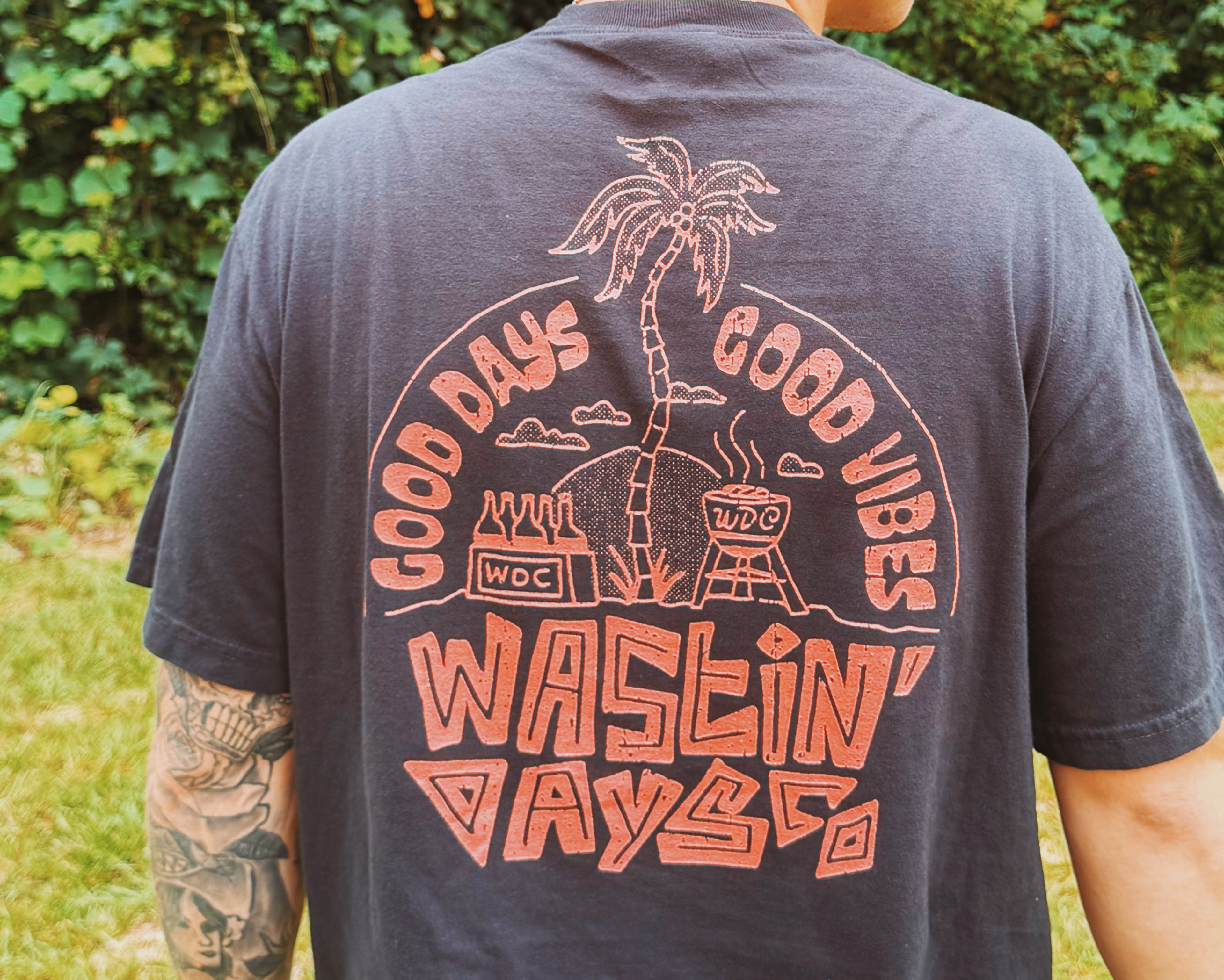 WDC Good Days & Vibes tee - Comfort Colors